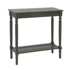 Wood Traditional Rectangular Console Table Black - Olivia & May 9 Wood Traditional Rectangular Console Table Black - Olivia & May -Console Tables Sales unnamed file 1027