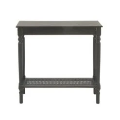 Wood Traditional Rectangular Console Table Black - Olivia & May 10 Wood Traditional Rectangular Console Table Black - Olivia & May -Console Tables Sales unnamed file 1028