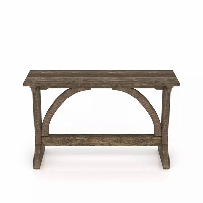 Jobrin Double Pedestal Console Table Reclaimed Oak - miBasics 6 Jobrin Double Pedestal Console Table Reclaimed Oak - miBasics - Image 4