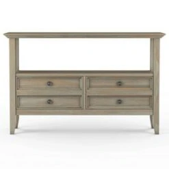 Halifax Console Sofa Table - Wyndenhall Hickory Brown -Console Tables Sales unnamed file 1050