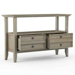 Halifax Console Sofa Table - Wyndenhall Hickory Brown -Console Tables Sales unnamed file 1053