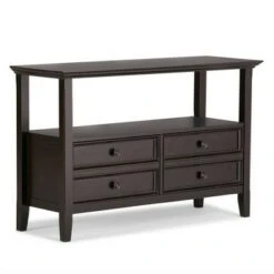 Halifax Console Sofa Table - Wyndenhall Hickory Brown -Console Tables Sales unnamed file 1054
