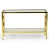 Steve Silver Co. Olympia Sofa Table Glass Iron and Chrome - Steve Silver 1 Steve Silver Co. Olympia Sofa Table Glass Iron and Chrome - Steve Silver -Console Tables Sales unnamed file 1109