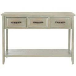Aiden 3 Drawer Console Table - Safavieh Vintage Gray -Console Tables Sales unnamed file 1137