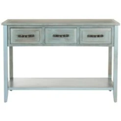 Aiden 3 Drawer Console Table - Safavieh Vintage Gray -Console Tables Sales unnamed file 1138