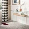 Kayley Console Table - Safavieh Glass/black -Console Tables Sales unnamed file 1139
