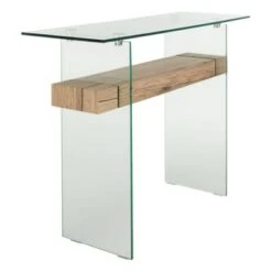 Kayley Console Table - Safavieh Glass/black -Console Tables Sales unnamed file 1140