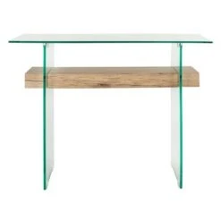 Kayley Console Table - Safavieh Glass/black -Console Tables Sales unnamed file 1144