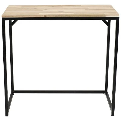 Sunnydaze Decor Sunnydaze Indoor Unfinished Acacia Wood Industrial Rustic Style Rectangular End Accent Table - 35" - Natural 5 Sunnydaze Decor Sunnydaze Indoor Unfinished Acacia Wood Industrial Rustic Style Rectangular End Accent Table - 35" - Natural - Image 3