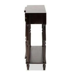 Hallan Wood 3 Drawer Console Table - Baxton Studio White -Console Tables Sales unnamed file 1151