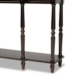 Hallan Wood 3 Drawer Console Table - Baxton Studio White -Console Tables Sales unnamed file 1153