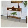 Carolina Cottage Halsey Console - Carolina Chair and Table Natural/black 1 Carolina Cottage Halsey Console - Carolina Chair and Table Natural/black -Console Tables Sales unnamed file 1167