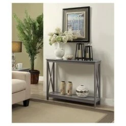 Oxford Console Table Gray - Breighton Home -Console Tables Sales unnamed file 1184
