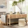 Threshold Designed W/Studio McGee Palmdale Knockdown Woven Drawer Console Natural - Threshold™ designed with Studio McGee 1 Threshold Designed W/Studio McGee Palmdale Knockdown Woven Drawer Console Natural - Threshold™ designed with Studio McGee -Console Tables Sales unnamed file 12