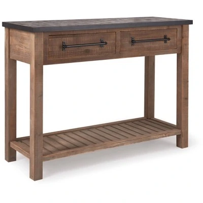 Eugene Console Table Brown - ClickDecor 4 Eugene Console Table Brown - ClickDecor - Image 2