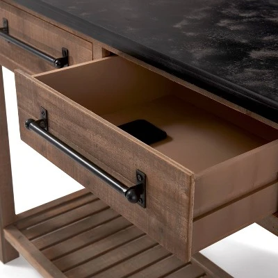 Eugene Console Table Brown - ClickDecor 7 Eugene Console Table Brown - ClickDecor - Image 5