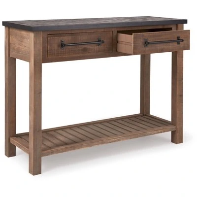 Eugene Console Table Brown - ClickDecor 11 Eugene Console Table Brown - ClickDecor - Image 9