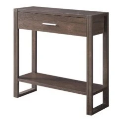 Supa 1 Drawer Console Table Walnut Oak - miBasics -Console Tables Sales unnamed file 1250
