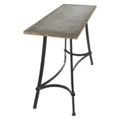 Metal Industrial Arts Style Rectangular Console Table Brown - Olivia & May -Console Tables Sales unnamed file 1274