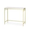Breu Modern Glam Console Table with Petal Accents Gold/White - Christopher Knight Home -Console Tables Sales unnamed file 1306