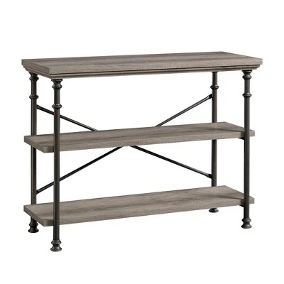 Canal Street Anywhere Console Table with 2 Shelves - Northern Oak - Sauder 3 Canal Street Anywhere Console Table with 2 Shelves - Northern Oak - Sauder