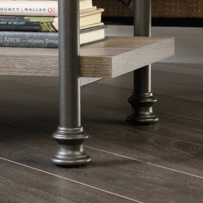 Canal Street Anywhere Console Table with 2 Shelves - Northern Oak - Sauder 5 Canal Street Anywhere Console Table with 2 Shelves - Northern Oak - Sauder - Image 3