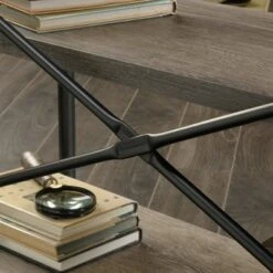 Canal Street Anywhere Console Table with 2 Shelves - Northern Oak - Sauder 18 Canal Street Anywhere Console Table with 2 Shelves - Northern Oak - Sauder -Console Tables Sales unnamed file 1316