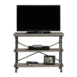 Canal Street Anywhere Console Table with 2 Shelves - Northern Oak - Sauder 22 Canal Street Anywhere Console Table with 2 Shelves - Northern Oak - Sauder -Console Tables Sales unnamed file 1320