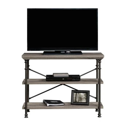 Canal Street Anywhere Console Table with 2 Shelves - Northern Oak - Sauder 10 Canal Street Anywhere Console Table with 2 Shelves - Northern Oak - Sauder - Image 8