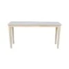 Shaker Table Unfinished - International Concepts -Console Tables Sales unnamed file 1334