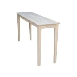 Shaker Table Unfinished - International Concepts 12 Shaker Table Unfinished - International Concepts -Console Tables Sales unnamed file 1336