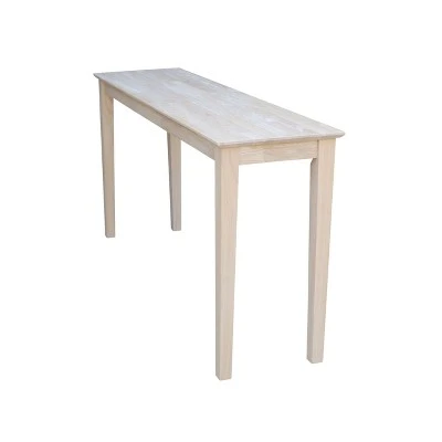 Shaker Table Unfinished - International Concepts 5 Shaker Table Unfinished - International Concepts - Image 3