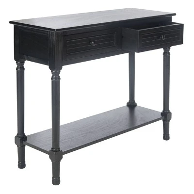 Tate 2 Drawers Console Table - Safavieh Greige 6 Tate 2 Drawers Console Table - Safavieh Greige - Image 4