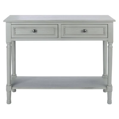 Tate 2 Drawers Console Table - Safavieh Greige 15 Tate 2 Drawers Console Table - Safavieh Greige - Image 13