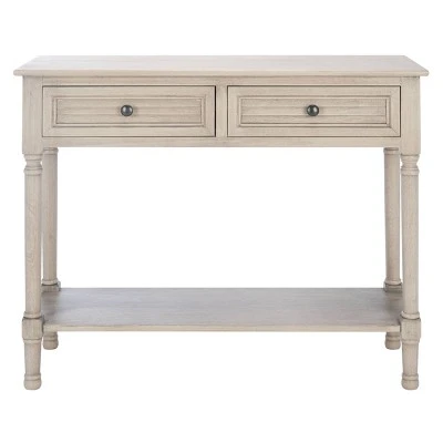 Tate 2 Drawers Console Table - Safavieh Greige 16 Tate 2 Drawers Console Table - Safavieh Greige - Image 14