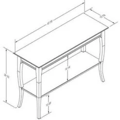 Dayton Console Table - Linon Espresso -Console Tables Sales unnamed file 1411