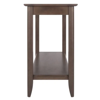Santino Console Hall Table Oyster Gray - Winsome 4 Santino Console Hall Table Oyster Gray - Winsome - Image 2
