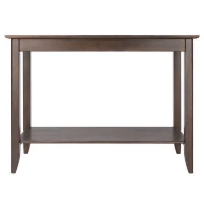 Santino Console Hall Table Oyster Gray - Winsome 5 Santino Console Hall Table Oyster Gray - Winsome - Image 3