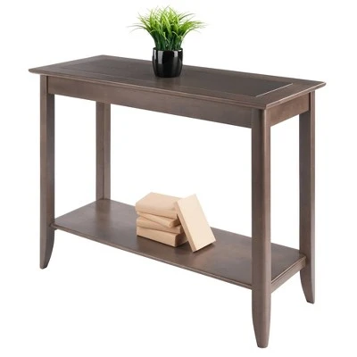 Santino Console Hall Table Oyster Gray - Winsome 7 Santino Console Hall Table Oyster Gray - Winsome - Image 5