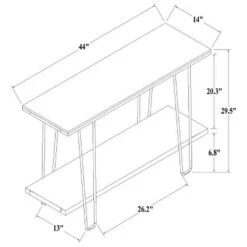 Hearth & Hand W/Magnolia Furniture Wood & Wire Console Table - Hearth & Hand™ with Magnolia -Console Tables Sales unnamed file 145