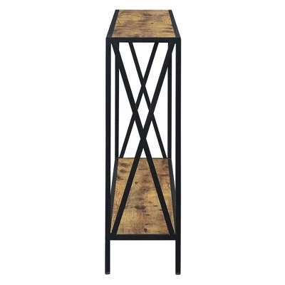 Tucson Console Table - Breighton Home Barnwood/black 5 Tucson Console Table - Breighton Home Barnwood/black - Image 3