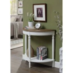 French Country Entryway Table Driftwood Top/White - Breighton Home 11 French Country Entryway Table Driftwood Top/White - Breighton Home -Console Tables Sales unnamed file 1517