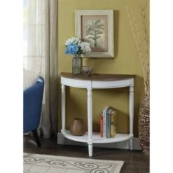 French Country Entryway Table Driftwood Top/White - Breighton Home 13 French Country Entryway Table Driftwood Top/White - Breighton Home -Console Tables Sales unnamed file 1519
