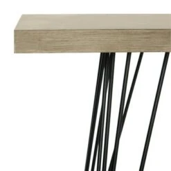 Etro Mid-Century Console Table - Light Brown & Black - Safavieh 13 Etro Mid-Century Console Table - Light Brown & Black - Safavieh -Console Tables Sales unnamed file 1528