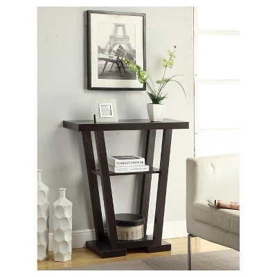 Breighton Home Northfield V Console Table - Convenience Concepts White 4 Breighton Home Northfield V Console Table - Convenience Concepts White - Image 2