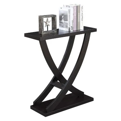 Newport Cross Step Console Table Espresso - Breighton Home 4 Newport Cross Step Console Table Espresso - Breighton Home - Image 2