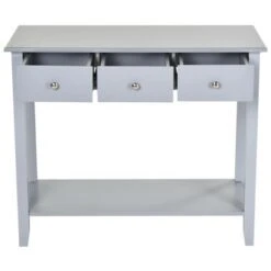 HOMCOM Console Table Industrial Desk with Drawer Bottom Shelf & Large Tabletop for Pictures Great for the Entryway 16 HOMCOM Console Table Industrial Desk with Drawer Bottom Shelf & Large Tabletop for Pictures Great for the Entryway -Console Tables Sales unnamed file 1567