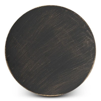 Finnick Antique Metal End Table Black - Baxton Studio 4 Finnick Antique Metal End Table Black - Baxton Studio - Image 2