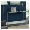 Gold Coast Faux Marble Console Table Faux Marble/Silver - Breighton Home 1 Gold Coast Faux Marble Console Table Faux Marble/Silver - Breighton Home -Console Tables Sales unnamed file 1601