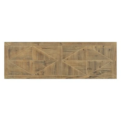 Laredo Parquet Console Table Natural/Black - Breighton Home 6 Laredo Parquet Console Table Natural/Black - Breighton Home - Image 4